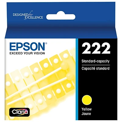 Cartouche d'encre jaune T222 d'Epson (T222420-S)