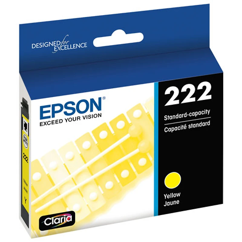 Cartouche d'encre jaune T222 d'Epson (T222420-S)