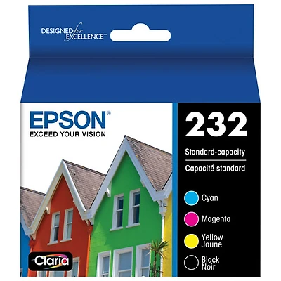 Epson T232 Black and Colour Combo Ink (T232120-BCS) - 4 Pack