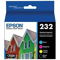 Epson T232 Black and Colour Combo Ink (T232120-BCS) - 4 Pack