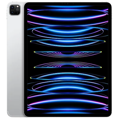 iPad Pro de 12,9 po 2 To Go d'Apple Wi-Fi et 5G avec TELUS (6e génération) - Argenté - Financement mensuel
