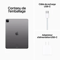 iPad Pro de 12,9 po de 2 To d'Apple Wi-Fi et 5G avec TELUS (6e génération) - Gris cosmique - Financement mensuel