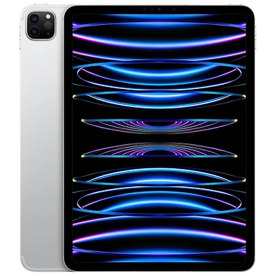 iPad Pro 11 po 256 Go Wi-Fi et 5G d'Apple avec TELUS (4e gén.) - Argenté - Financement mensuel