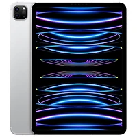 iPad Pro 11 po 256 Go Wi-Fi et 5G d'Apple avec TELUS (4e gén.) - Argenté - Financement mensuel