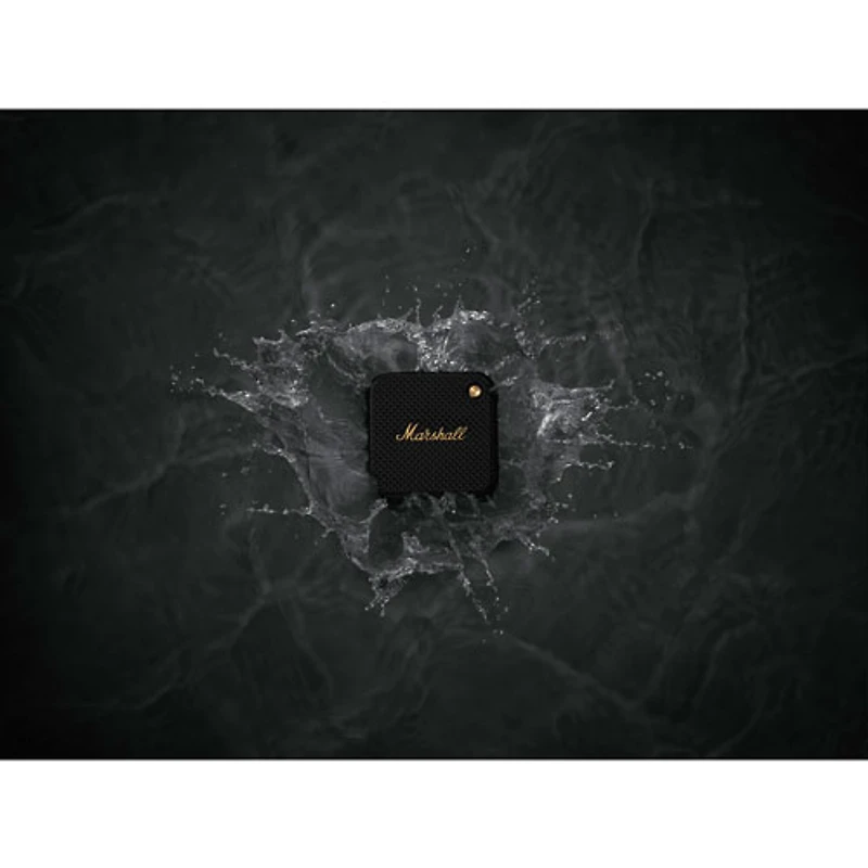 Marshall Willen Waterproof Bluetooth Wireless Speaker - Black/Brass