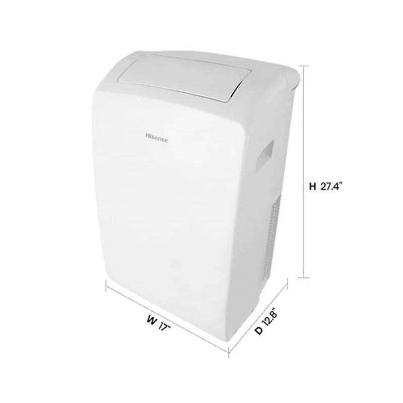 Climatiseur portatif 3-en-1 avec trousse d'installation pour fenêtre à battant avec Wi-Fi de Hisense - 10 500 BTU (SACC 7000 BTU) - Exclusivité Best Buy