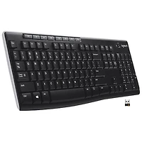 Logitech K270 Wireless Keyboard - Black
