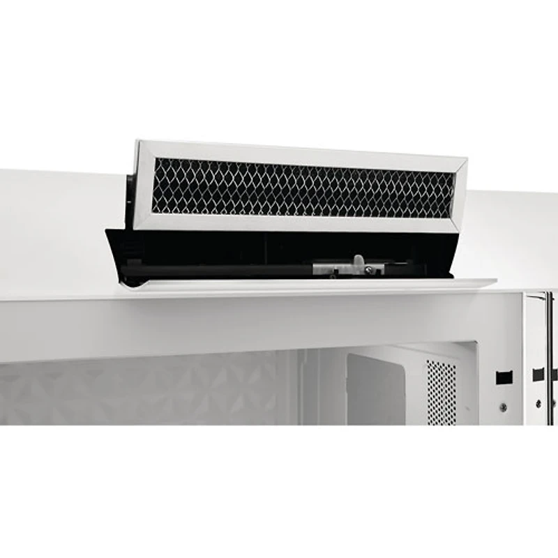 Four à micro-ondes à hotte intégrée de Frigidaire - 1,8 pi³ - Blanc
