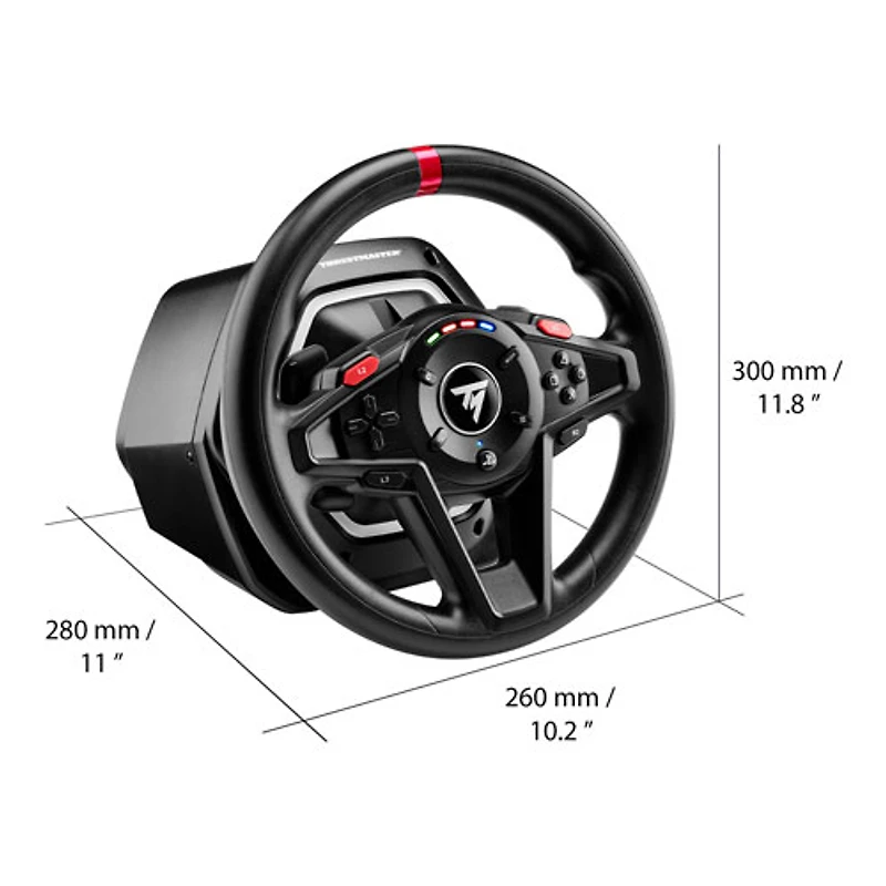 Volant de course T128 et pédales magnétiques de Thrustmaster pour PS5/PS4/PC