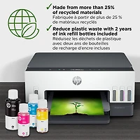 Imprimante à jet d'encre tout-en-un sans fil Supertank Smart Tank 6001 de HP - Jusqu'à 2 ans d'encre inclus*