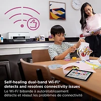 Imprimante à jet d'encre tout-en-un sans fil Supertank Smart Tank 6001 de HP - Jusqu'à 2 ans d'encre inclus*