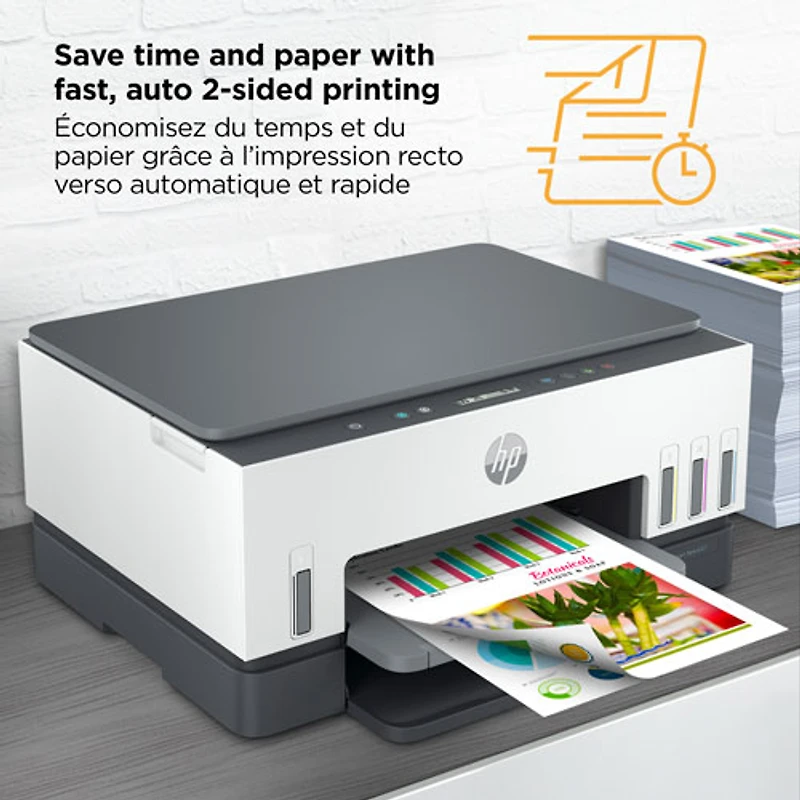 Imprimante à jet d'encre tout-en-un sans fil Supertank Smart Tank 6001 de HP - Jusqu'à 2 ans d'encre inclus*