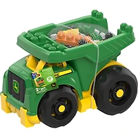 Camion à benne John Deere Mega Bloks de Mattel