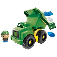 Camion à benne John Deere Mega Bloks de Mattel