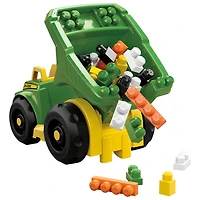 Camion à benne John Deere Mega Bloks de Mattel