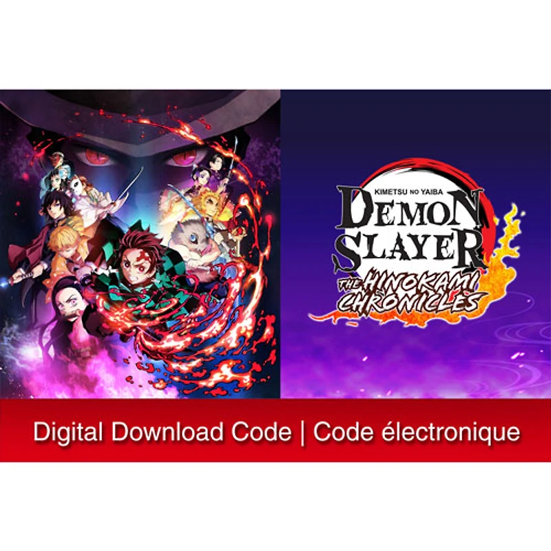 Demon Slayer: Kimetsu No Yaiba - The Hinokami Chronicles (Switch) - Téléchargement numérique