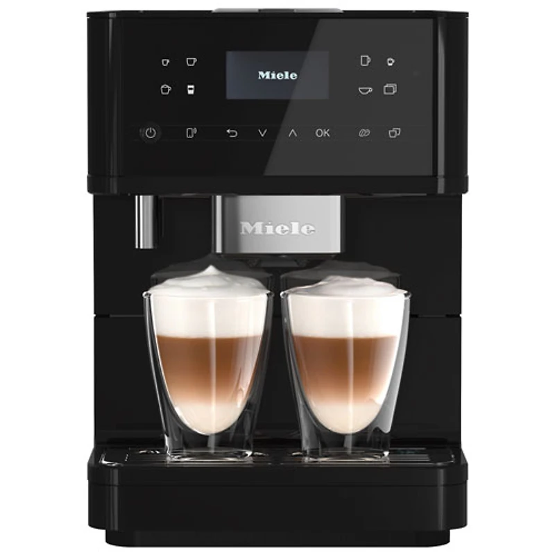 Machine à café et à expresso de comptoir CM 6160 Milk Perfection de Miele - Noir lustré