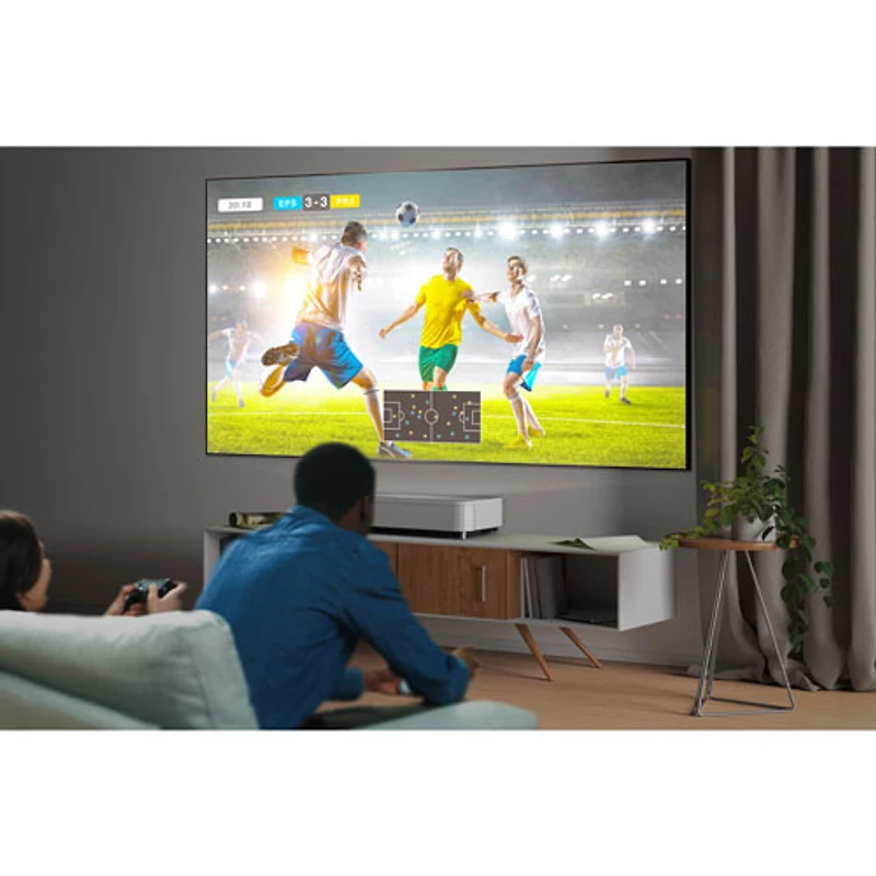 Projecteur de cinéma maison 3LCD à 3 puces UHD 4K EpiqVision Ultra LS800 d'Epson - Blanc