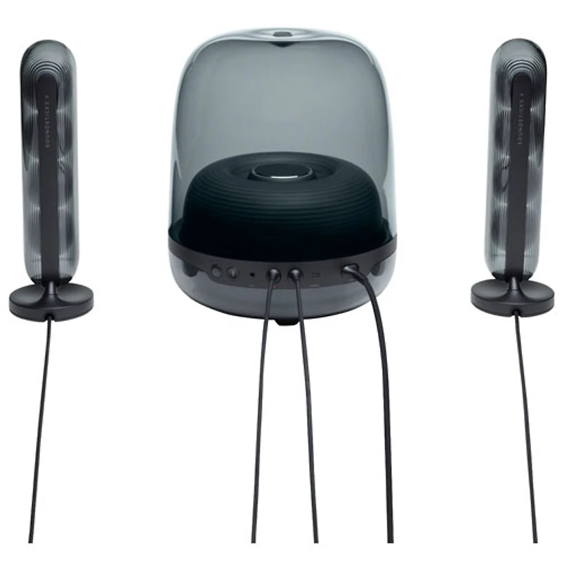 Haut-parleur sans fil Bluetooth SoundSticks 4 de Harman Kardon - Noir