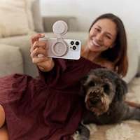 ShiftCam SnapLight Magnetic LED Ring Light - Chalk Pink