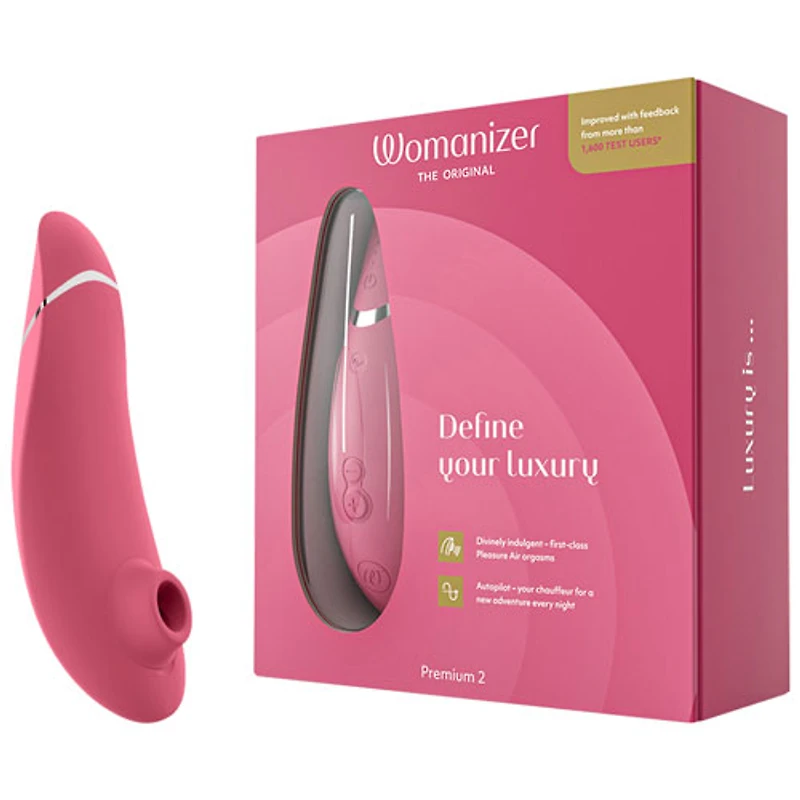 Stimulateur Pleasure Air Premium 2 Womanizer - Framboise