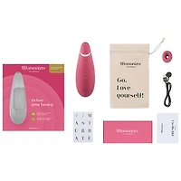 Womanizer Premium 2 Pleasure Air Stimulator - Raspberry