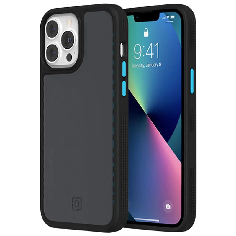 Étui rigide ajusté Optum d'Incipio pour iPhone 13 Pro - Noir/Bleu