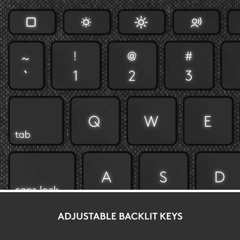 Étui-clavier Combo Touch avec pavé tactile et clavier résistant aux éclaboussures de Logitech pour iPad (10e génération et puce A16) - Gris Oxford
