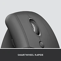 Logitech Lift Vertical Ergonomic Bluetooth Mouse - Graphite