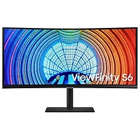 Moniteur ultralarge WQHD de 34 po de Samsung (LS34A654UBNXGO)