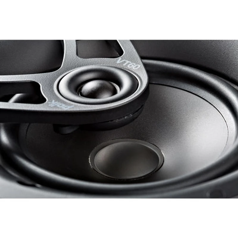 Polk Audio VT60 6.5" In-Ceiling Speaker - Single - Black