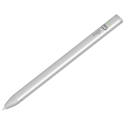 Logitech Crayon USB-C Digital Pencil for iPad (2018 & Later) - Silver