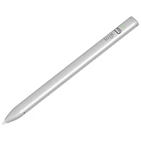 Stylet numérique USB-C Crayon de Logitech pour iPad (2018 et versions ultérieures) - Argenté