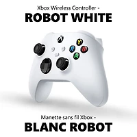 Manette sans fil Xbox pour Xbox Series X|S/Xbox One/Windows - Blanc robot