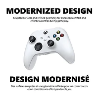 Manette sans fil Xbox pour Xbox Series X|S/Xbox One/Windows - Blanc robot