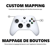 Manette sans fil Xbox pour Xbox Series X|S/Xbox One/Windows - Blanc robot