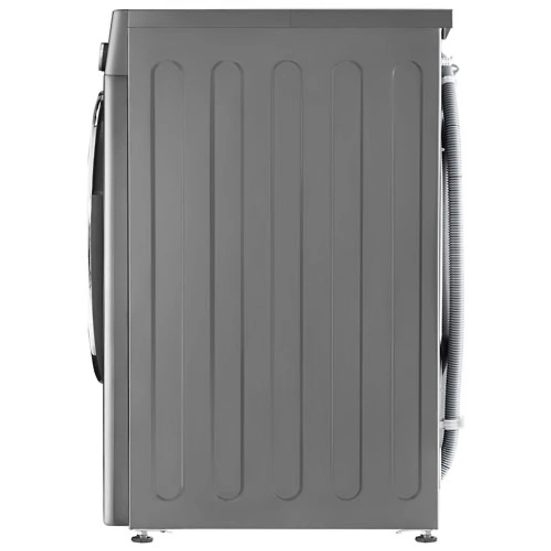 Ensemble laveuse et sécheuse électriques haute efficacité de 2,6 pi³ de LG (WM3555HVA) - Gris acier