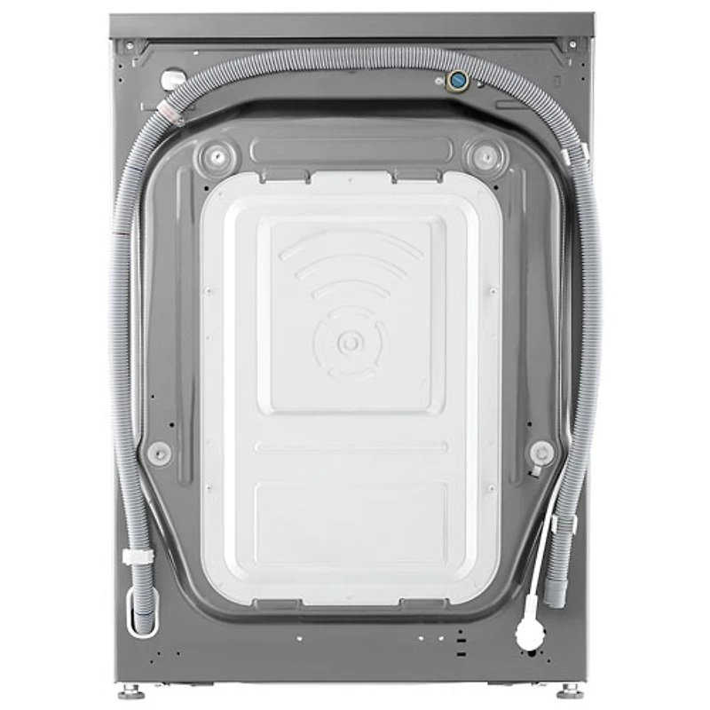 Ensemble laveuse et sécheuse électriques haute efficacité de 2,6 pi³ de LG (WM3555HVA) - Gris acier