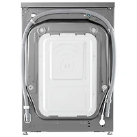 Ensemble laveuse et sécheuse électriques haute efficacité de 2,6 pi³ de LG (WM3555HVA) - Gris acier