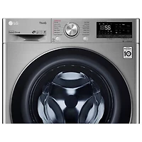 Ensemble laveuse et sécheuse électriques haute efficacité de 2,6 pi³ de LG (WM3555HVA) - Gris acier