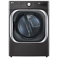 Sécheuse électrique à vapeur de 9,0 pi³ de LG (DLEX8900B) - Acier noir
