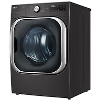 Sécheuse électrique à vapeur de 9,0 pi³ de LG (DLEX8900B) - Acier noir