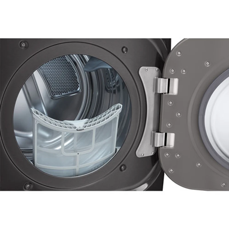 Sécheuse électrique à vapeur de 9,0 pi³ de LG (DLEX8900B) - Acier noir