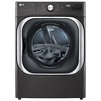 Sécheuse électrique à vapeur de 9,0 pi³ de LG (DLEX8900B) - Acier noir