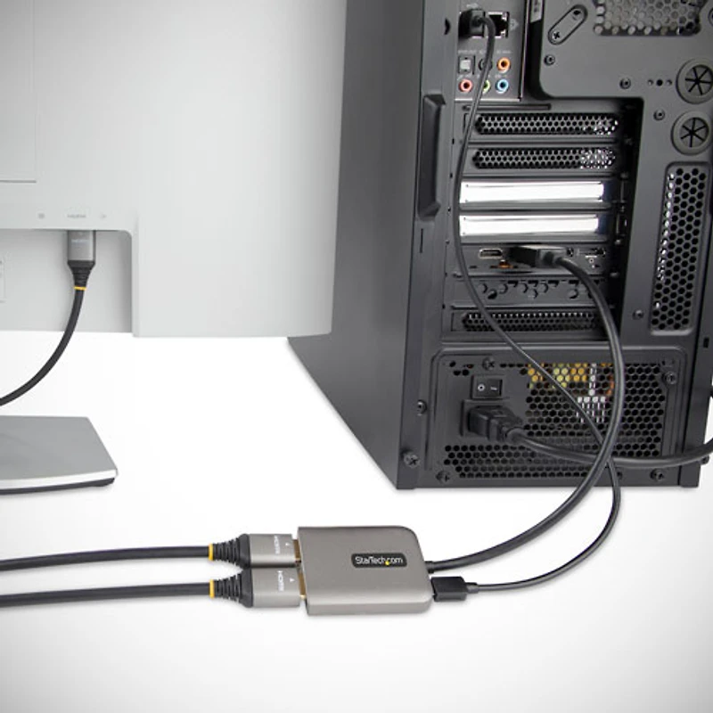 StarTech DisplayPort to Dual 4K Ultra HD HDMI Adapter (MST14DP122HD)