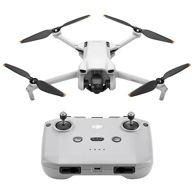 Drone quadricoptère Mini 3 de DJI avec télécommande - Gris