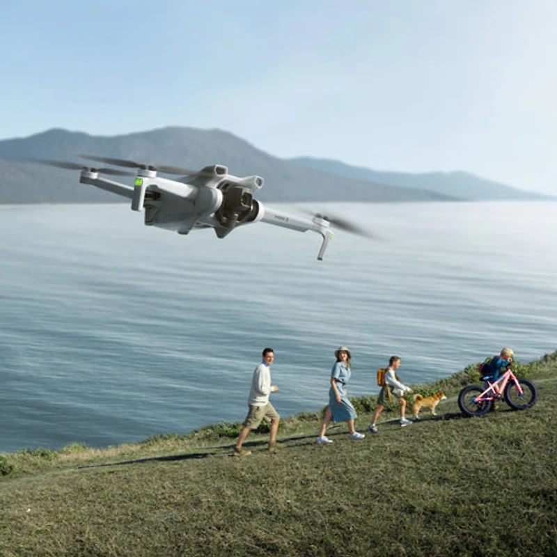 DJI Mini 3 Quadcopter Drone with Remote Control - Grey