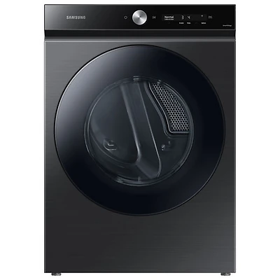 Boîte ouverte - Sécheuse électrique à vapeur de 7,6 pi³ de Samsung (DVE53BB8700VAC) - Acier noir - Endommagé
