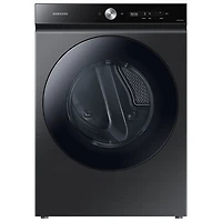 Boîte ouverte - Sécheuse électrique à vapeur de 7,6 pi³ de Samsung (DVE53BB8700VAC) - Acier noir - Endommagé