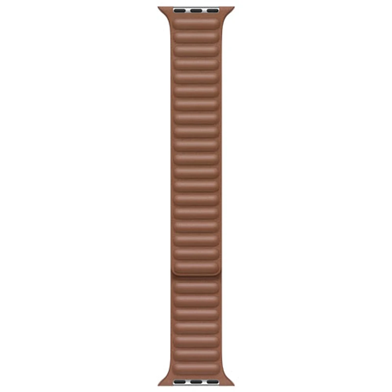 Bracelet en cuir Link pour Apple Watch de 42/44/45/49 mm - Brun alezan